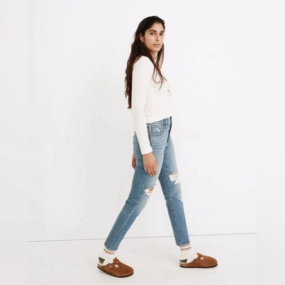 Madewell The Perfect Vintage Jean in Denman Wash Size 24 Distressed EUC NC328 - Picture 7 of 15